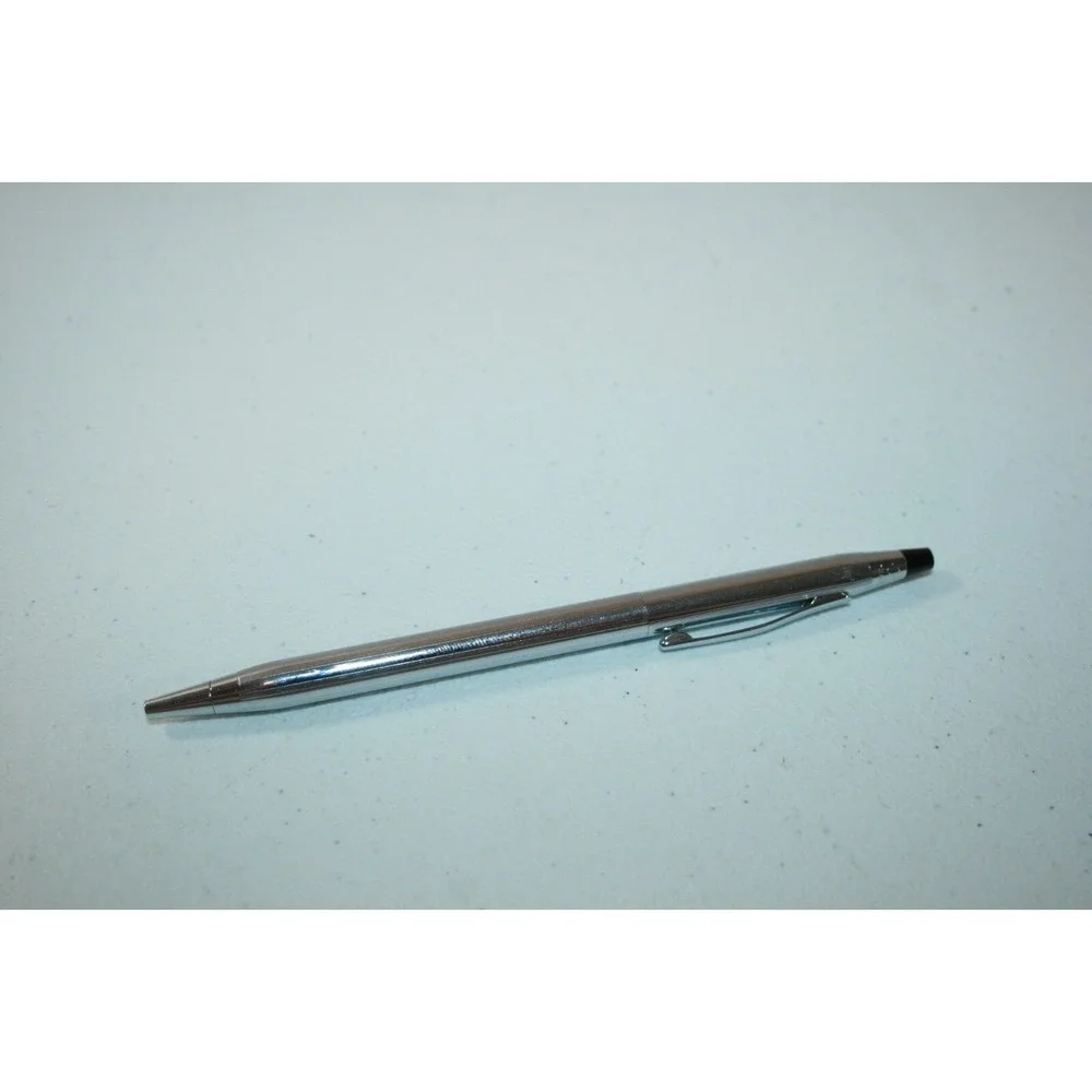 Vintage Cross Silver Chrome Ball Point Pen Personalized 